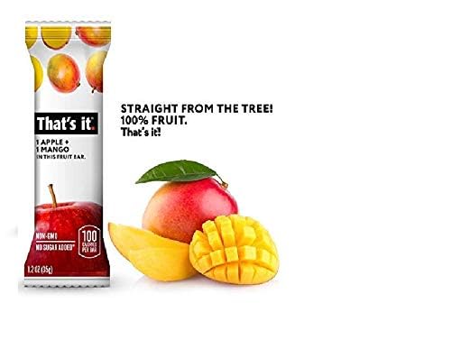 Amazon.com: That's it, Apple + Mango, Fruit bar,Pack of 12,Gluten